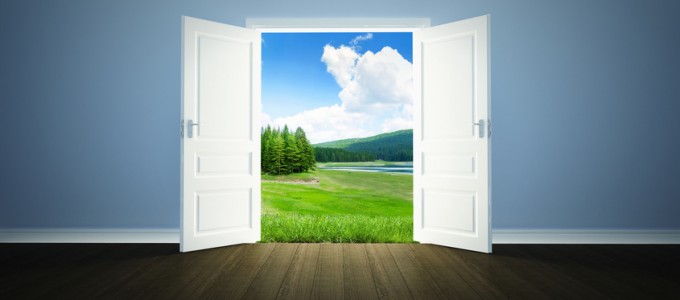 Nature behind the door